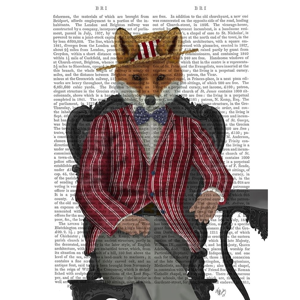 Fox 1920s Gentleman Poster Print - Funky Fab-VARPDX192279D Image 1