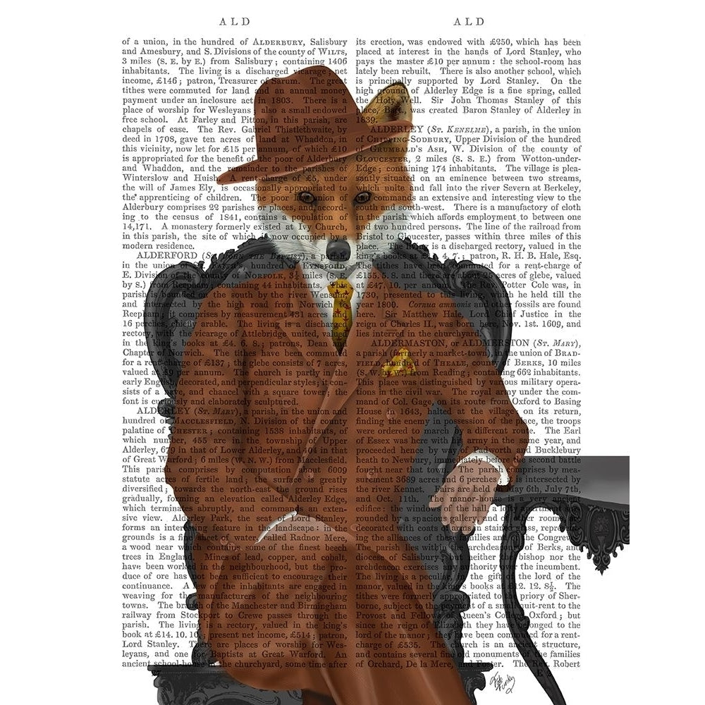 Fox 1930s Gentleman Poster Print - Funky Fab-VARPDX192280D Image 1