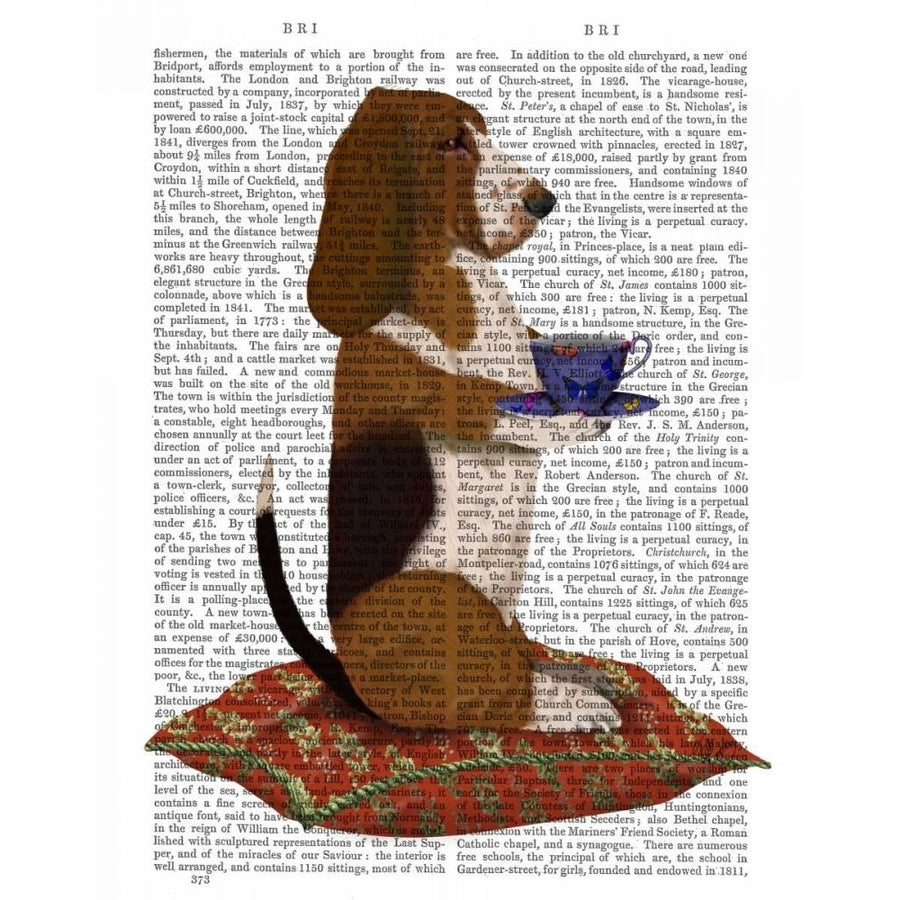 Basset Hound Taking Tea Poster Print - Funky Fab-VARPDX192368D Image 1