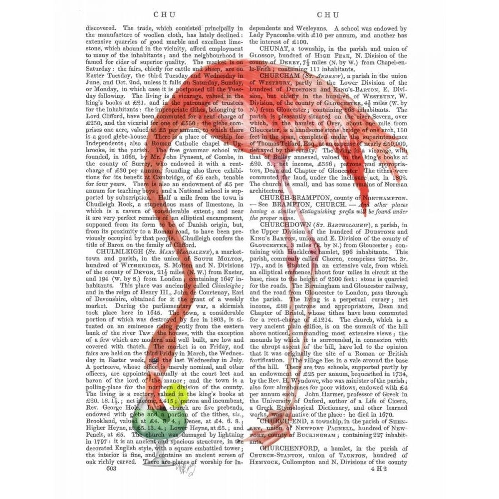 Flamingo and Cocktail 2 Poster Print - Funky Fab-VARPDX192375D Image 1