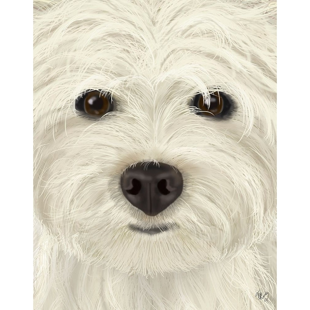 Westie Big Dog Poster Print - Funky Fab-VARPDX192459D Image 1