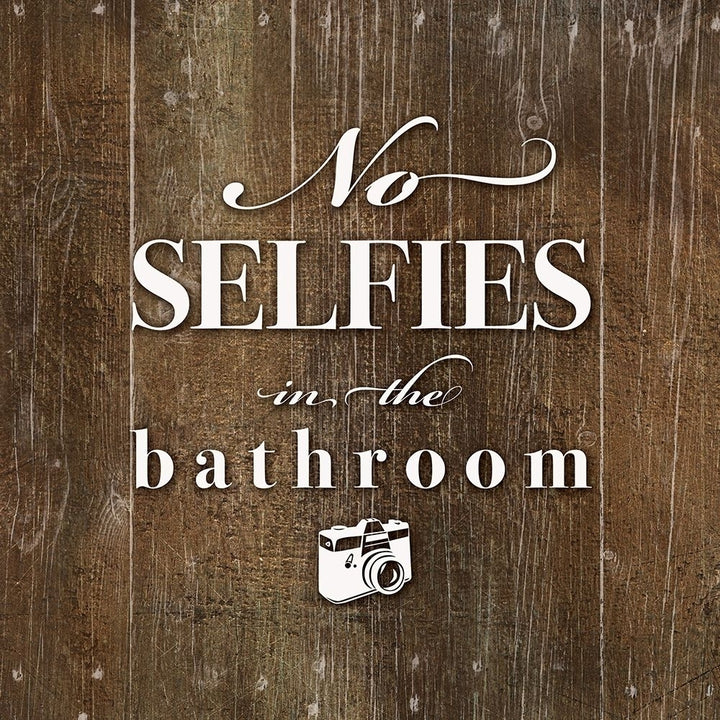 No Selfies Poster Print by Amanda Murray-VARPDX19248 Image 2