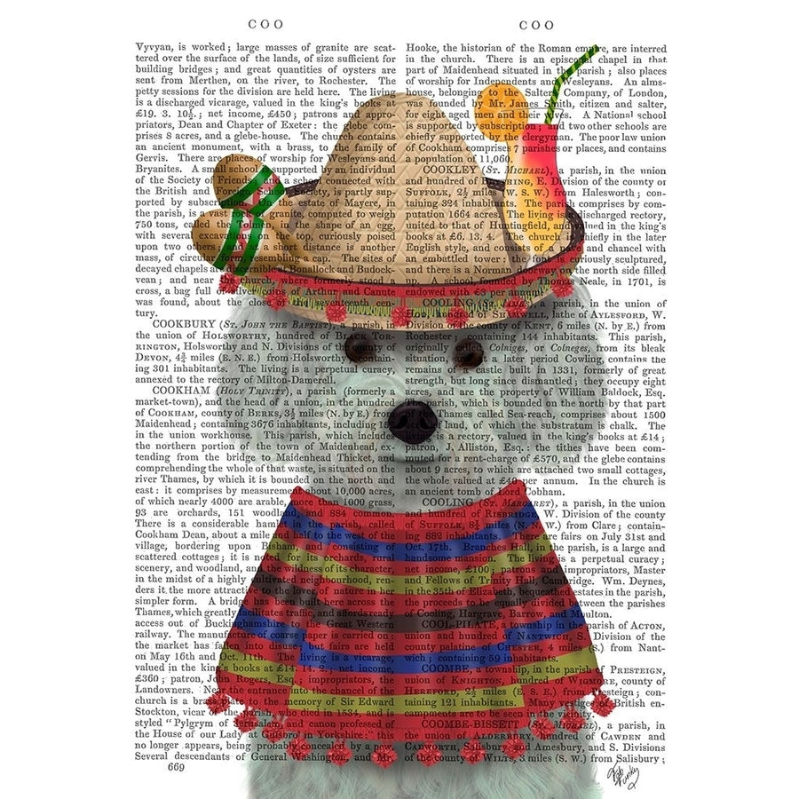 Bichon Frise in Mexican Costume Poster Print - Funky Fab-VARPDX192825D Image 1