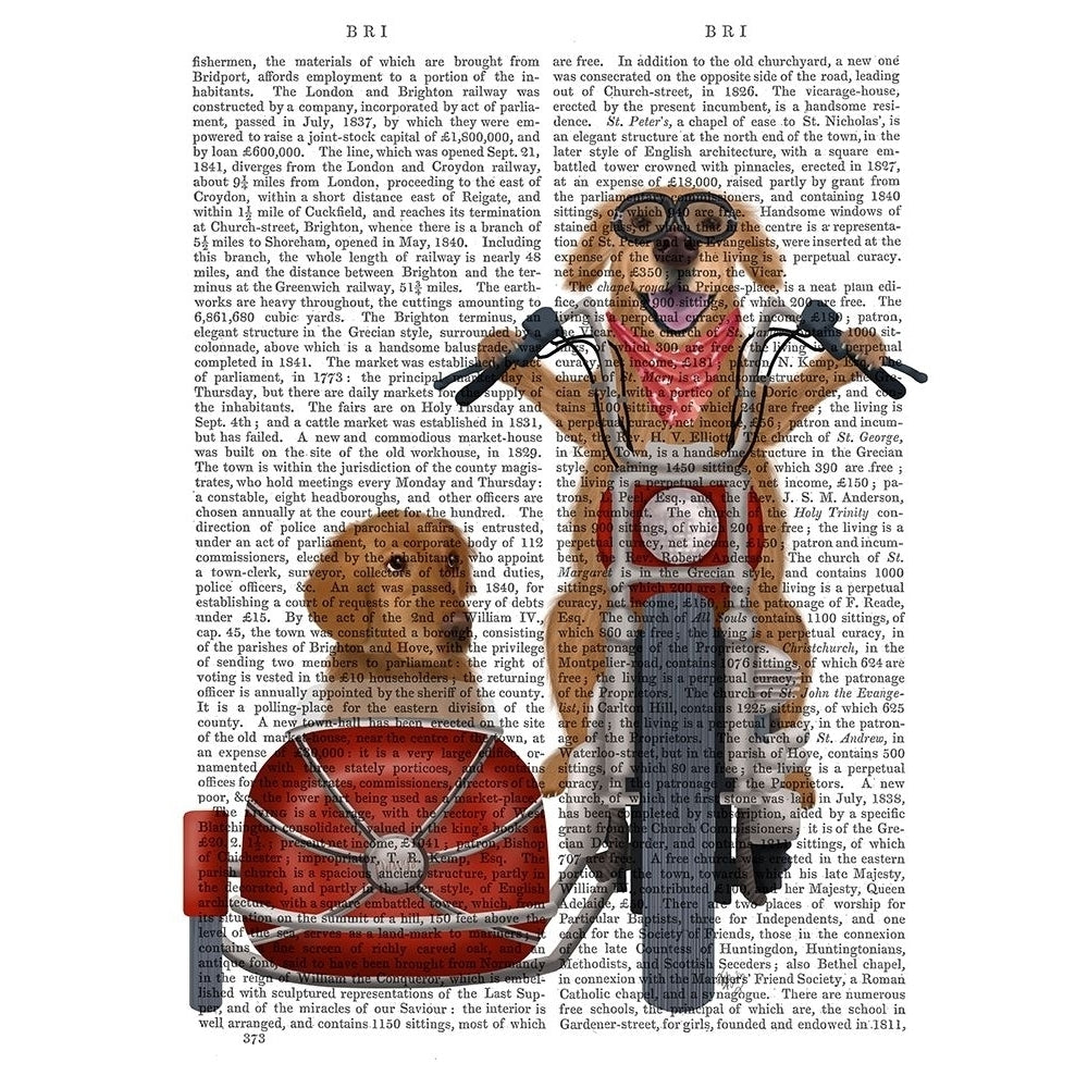 Golden Retriever Chopper and Sidecar Poster Print - Funky Fab-VARPDX192913D Image 1