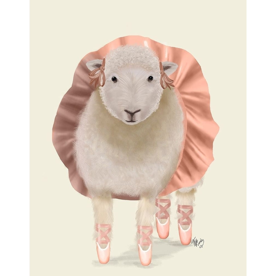 Ballet Sheep 1 Poster Print - Funky Fab-VARPDX192935D Image 1