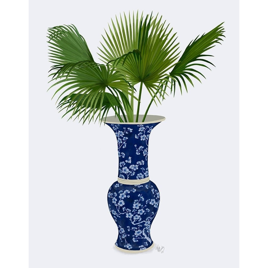 Chinoiserie Vase 8 With Plant Poster Print - Funky Fab-VARPDX193088D Image 1