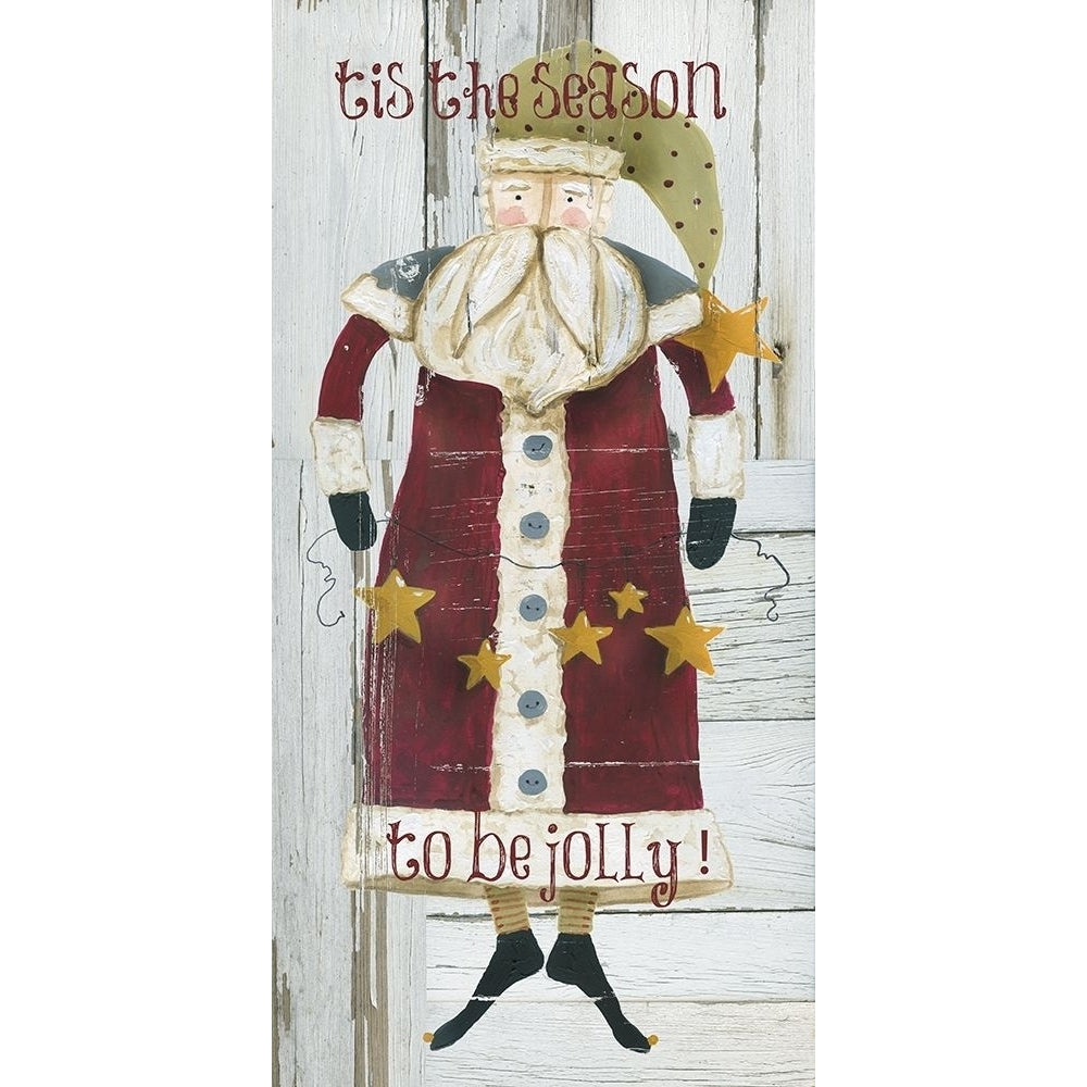 Jolly Santa Poster Print by Carol Robinson-VARPDX19310 Image 1