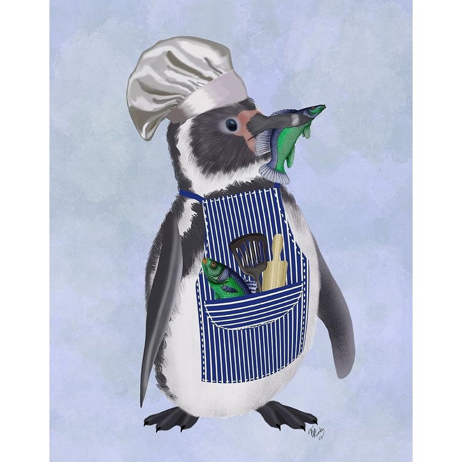 Penguin Chef Poster Print - Funky Fab-VARPDX193271D Image 1