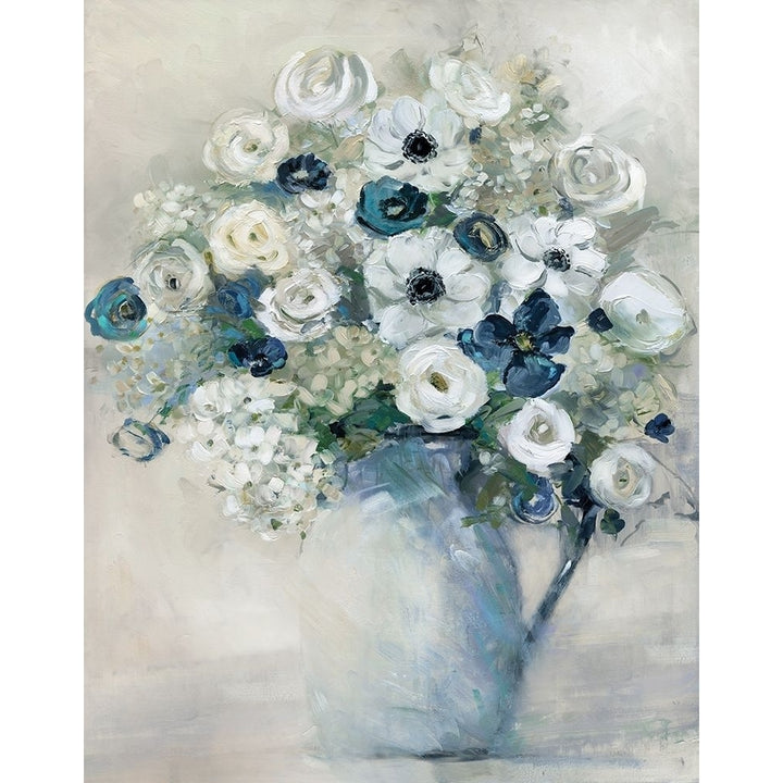 Anemone And Blue Poster Print by Sally Swatland-VARPDX19396 Image 1