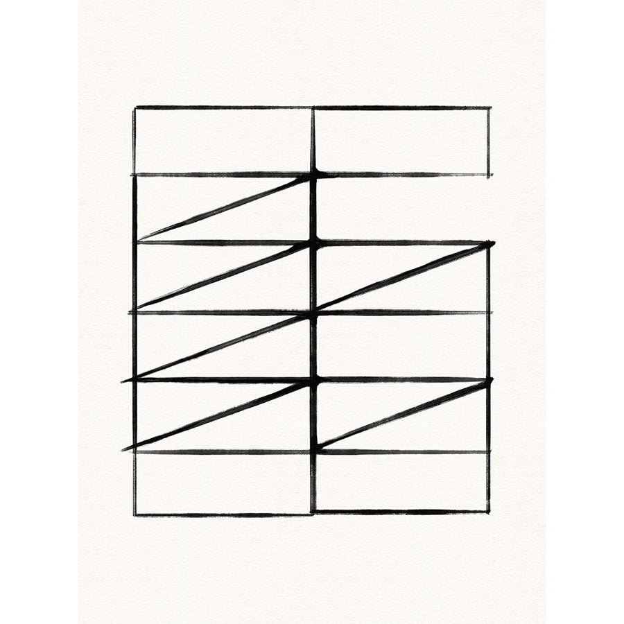 Abstract Ink Grid I Poster Print - Jacob Green-VARPDX194671Z Image 1