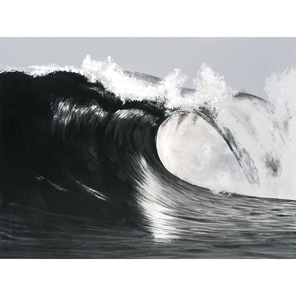 Black And White Waves III Poster Print - Michael Willett-VARPDX194647VME Image 1