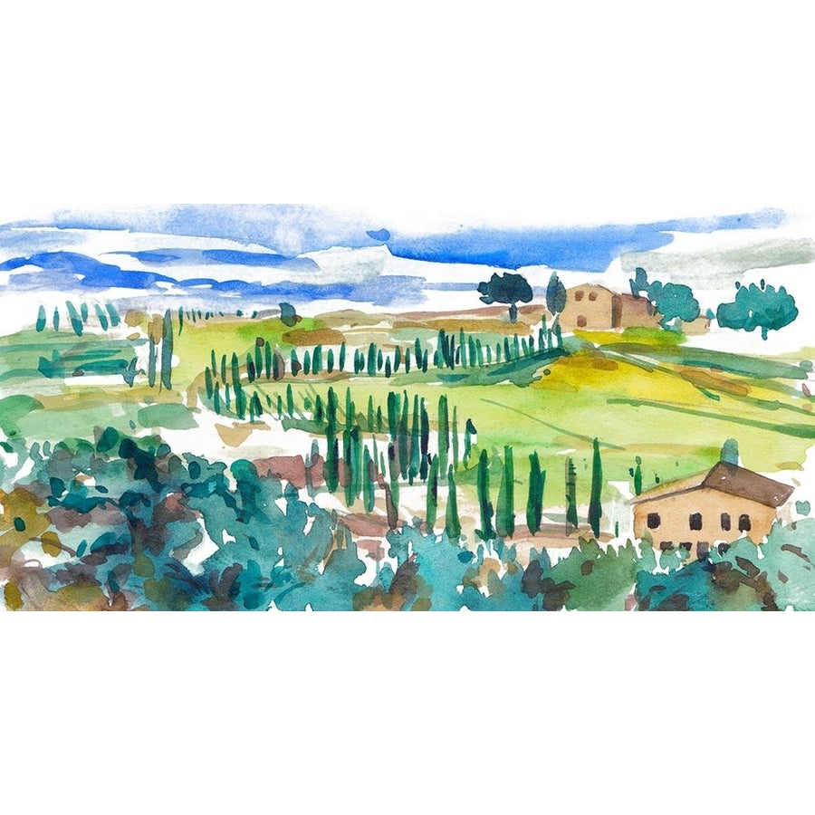 Vibrant Tuscan Landscape II Poster Print - Melissa Wang-VARPDX194690Z Image 1