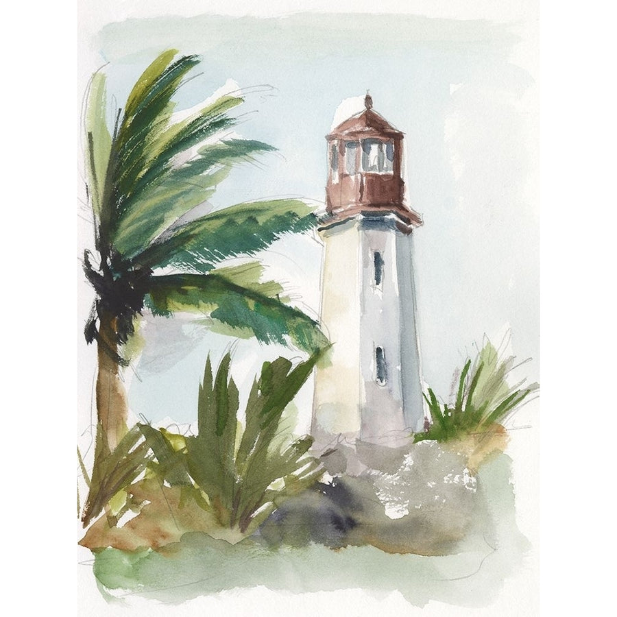 Tropical Lighthouse I Poster Print - Ethan Harper-VARPDX194906FN Image 1