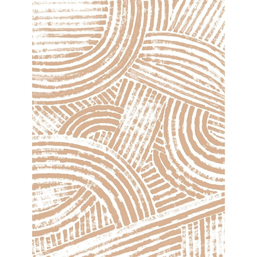 Pattern Maze in Apricot I Poster Print - June Erica Vess-VARPDX195320Z Image 1