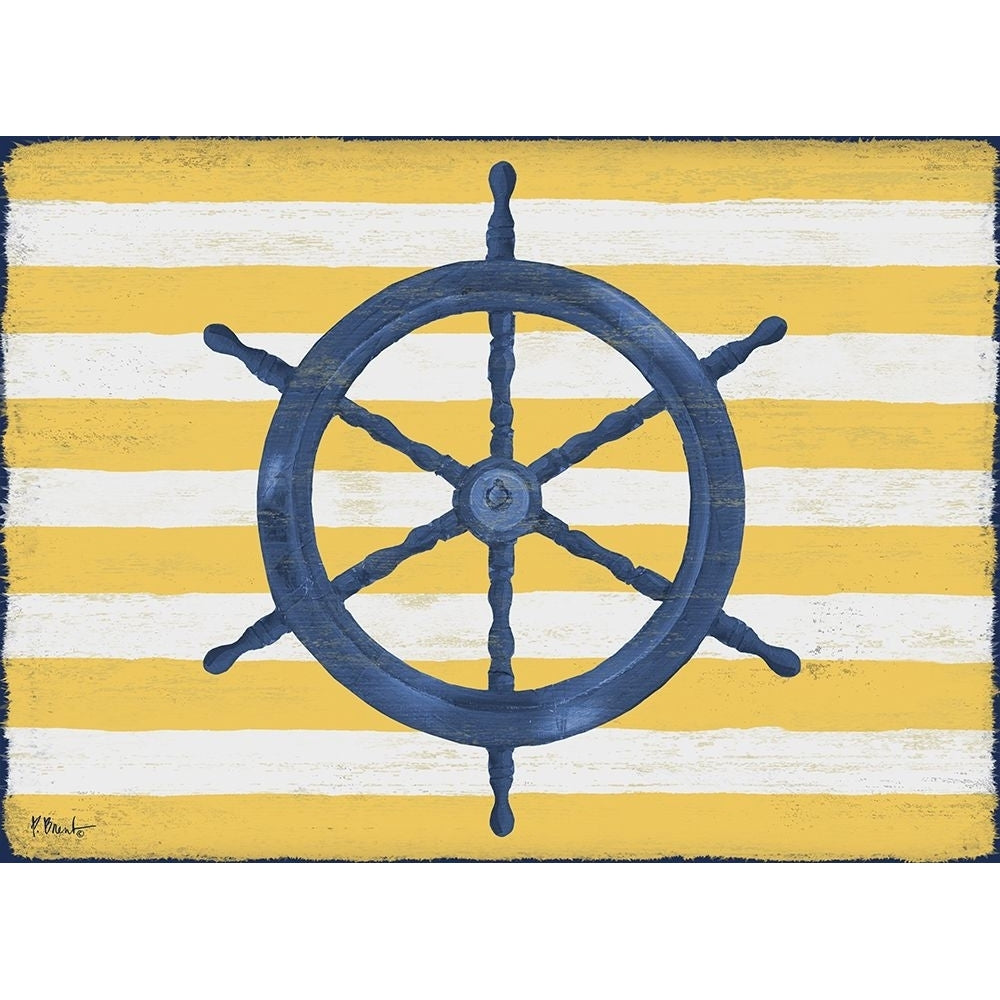 Sunny Nautical III - Yellow Poster Print - Paul Brent-VARPDX19551A Image 1