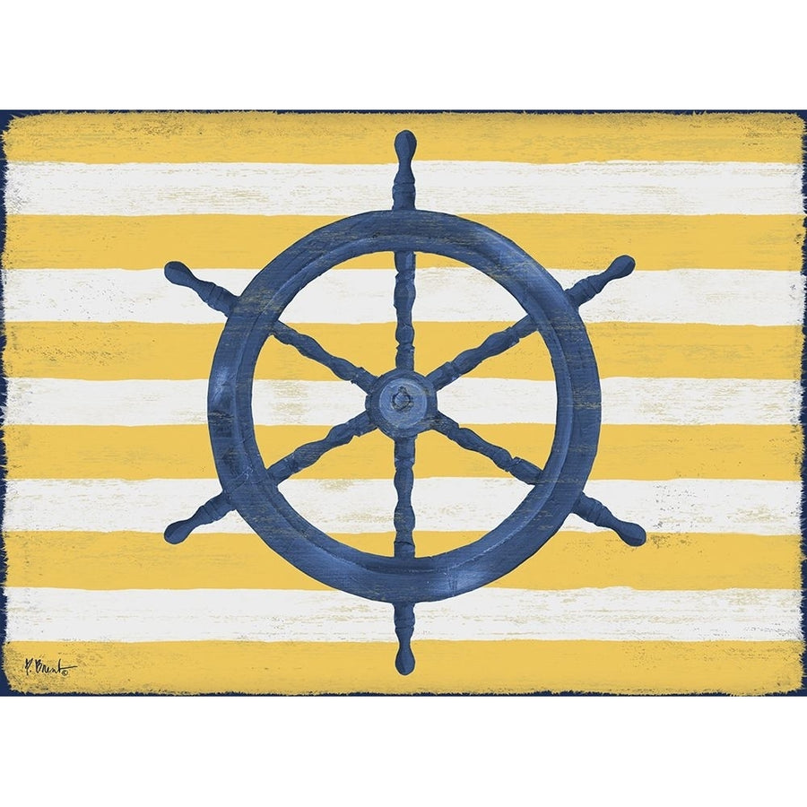 Sunny Nautical III - Yellow Poster Print - Paul Brent-VARPDX19551A Image 1