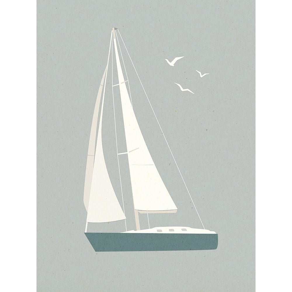 Sailboat Shapes II Poster Print - Victoria Barnes-VARPDX195581Z Image 1