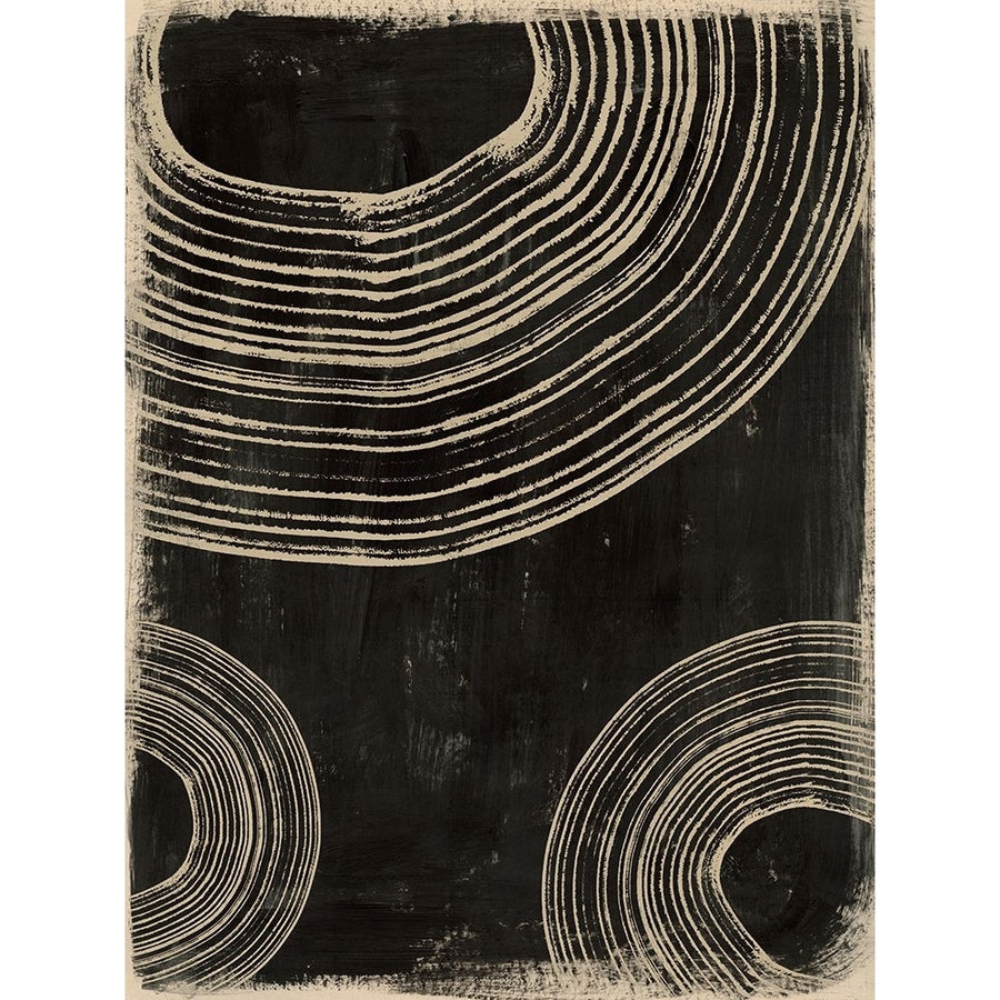 Rings on Charcoal I Poster Print - Victoria Barnes-VARPDX195615Z Image 1