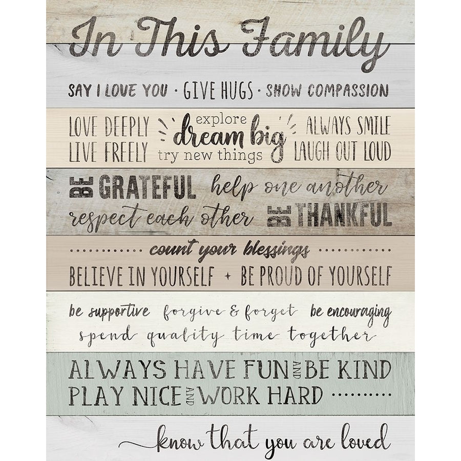 In This Family Poster Print by CAD DESIGNS-VARPDX19593 Image 1