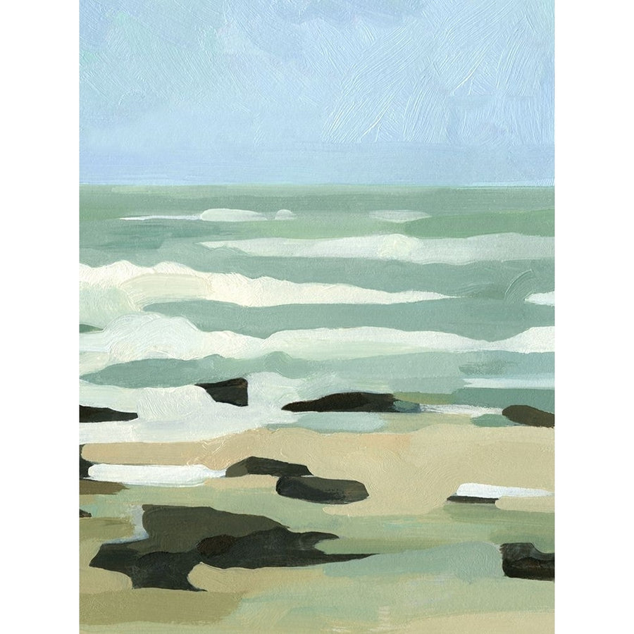 Abstracted Coastline II Poster Print - Emma Caroline-VARPDX195956Z Image 1