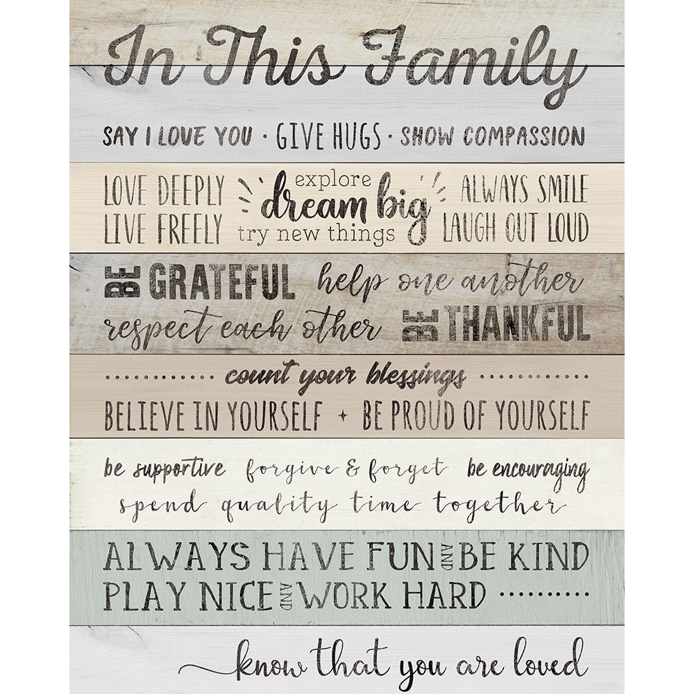 In This Family Poster Print by CAD DESIGNS-VARPDX19593 Image 2