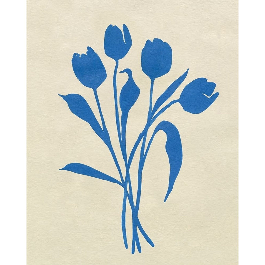 Blue Tulips I Poster Print - Emma Caroline-VARPDX195982Z Image 1