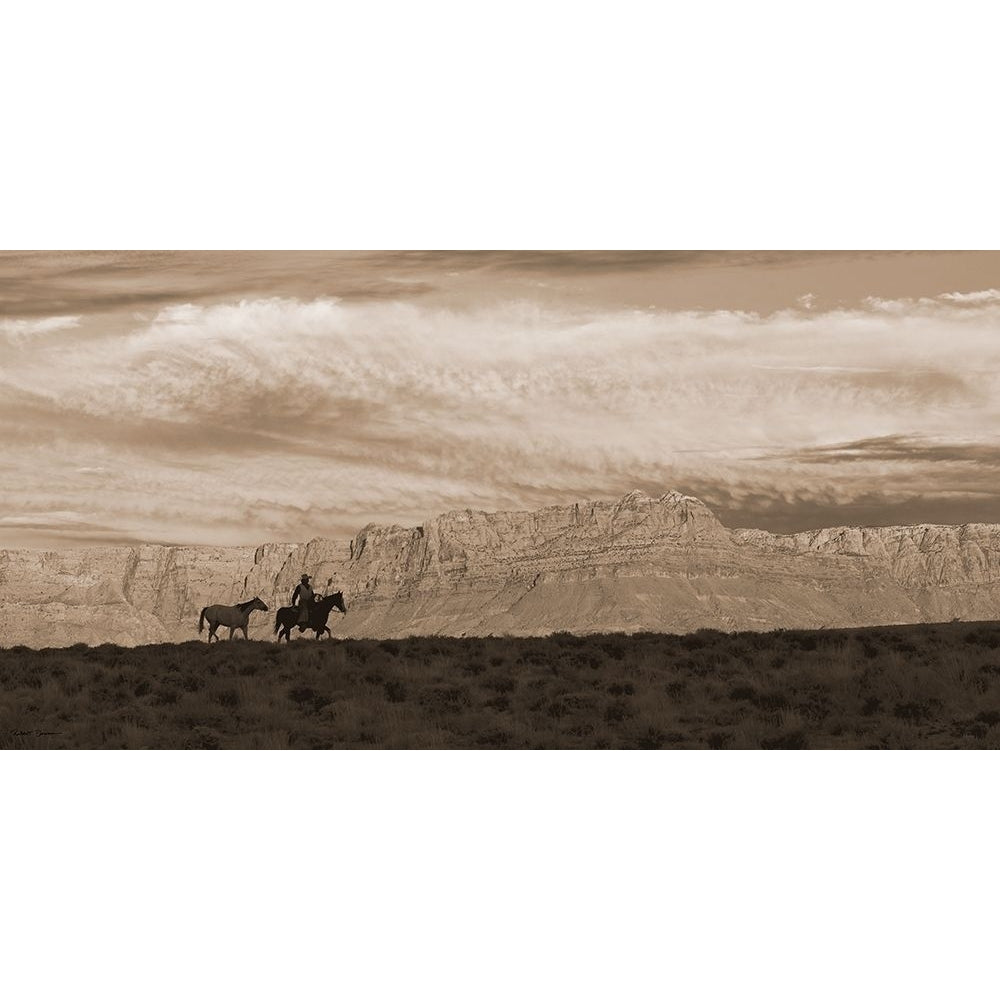 Trailing Home ~ Sepia Poster Print by Robert Dawson-VARPDX1963 Image 1