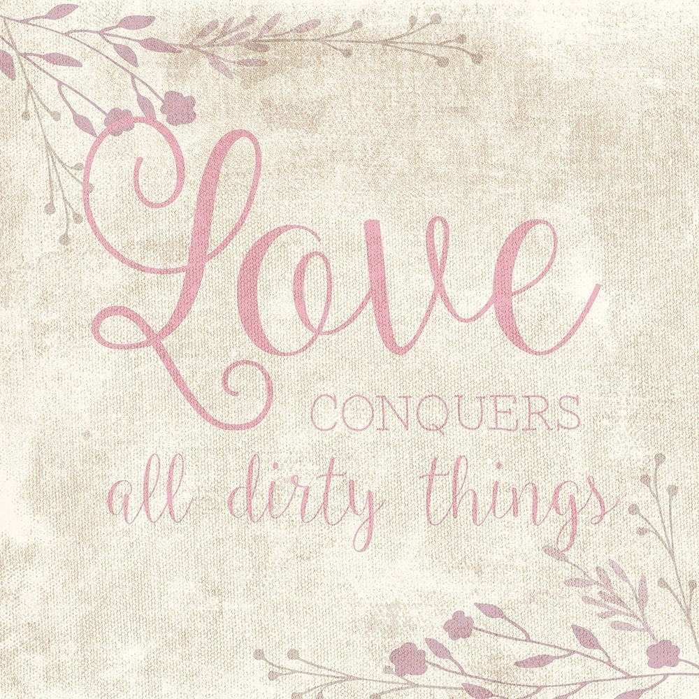 Love Conquers Poster Print by Amanda Murray-VARPDX19641 Image 1