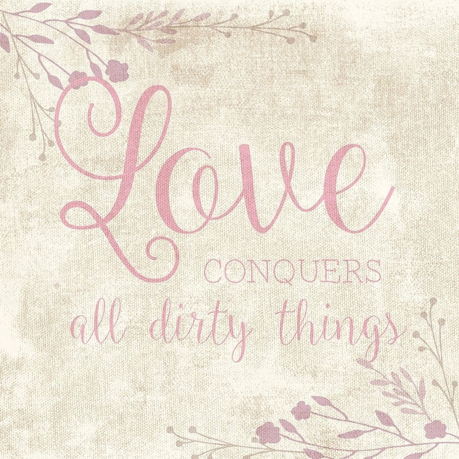 Love Conquers Poster Print by Amanda Murray-VARPDX19641 Image 1