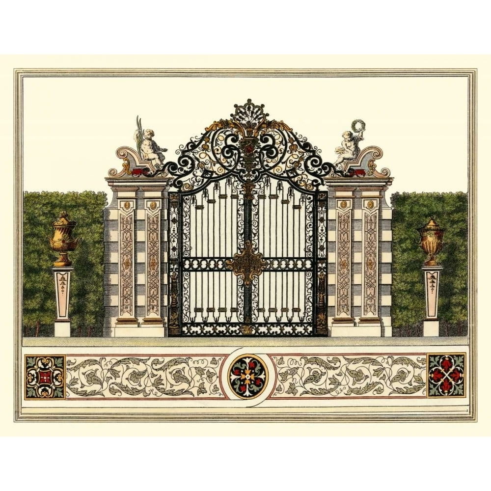 The Grand Garden Gate II Poster Print - O. Kleiner-VARPDX1983Z Image 1