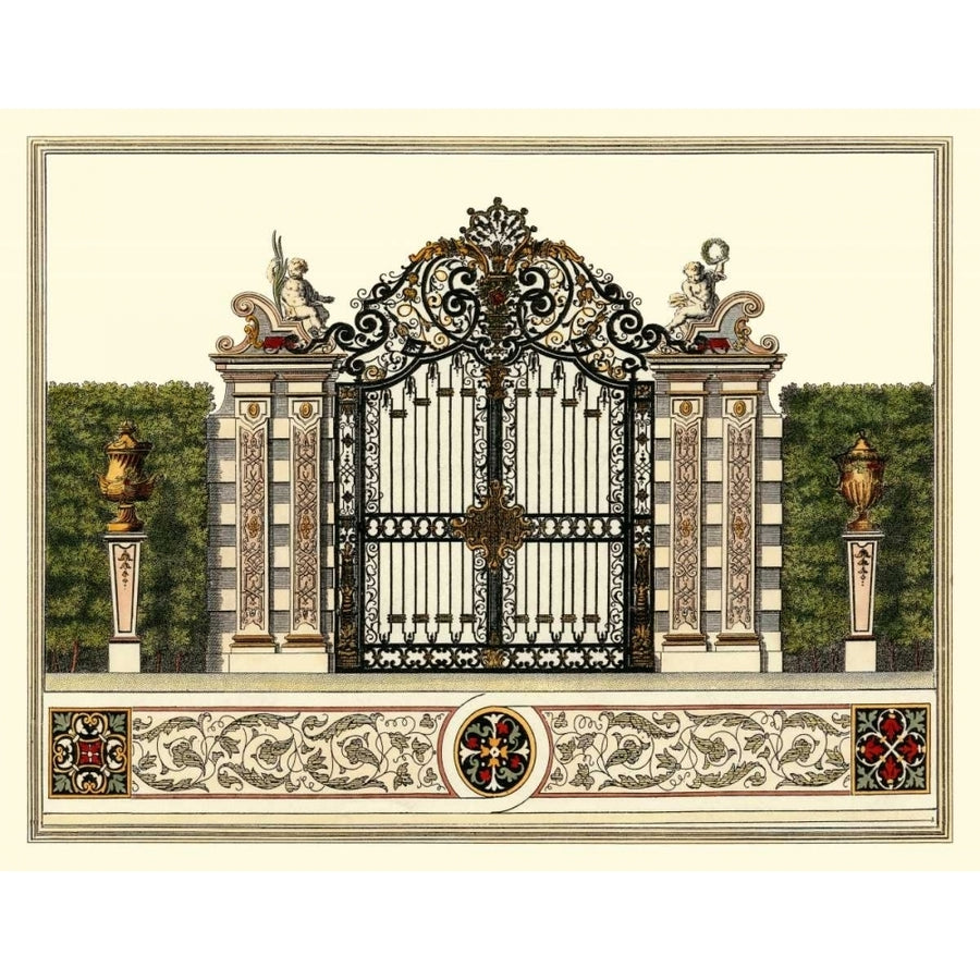 The Grand Garden Gate II Poster Print - O. Kleiner-VARPDX1983Z Image 1