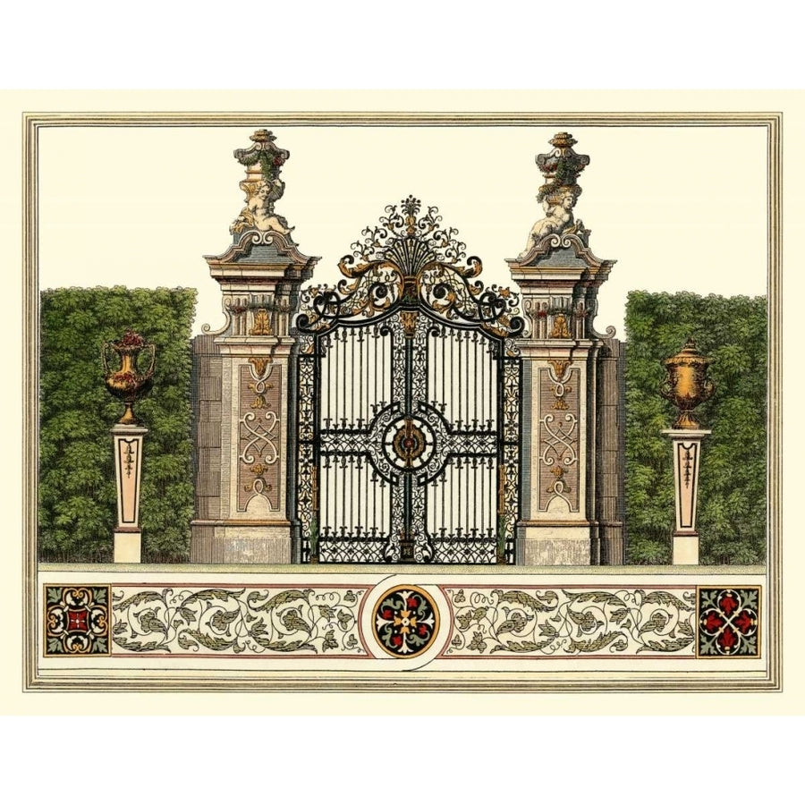 The Grand Garden Gate III Poster Print - O. Kleiner-VARPDX1984Z Image 1