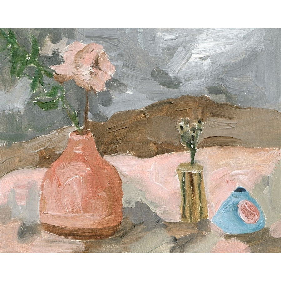 Vase of Pink Flowers I Poster Print - Melissa Wang-VARPDX199016Z Image 1