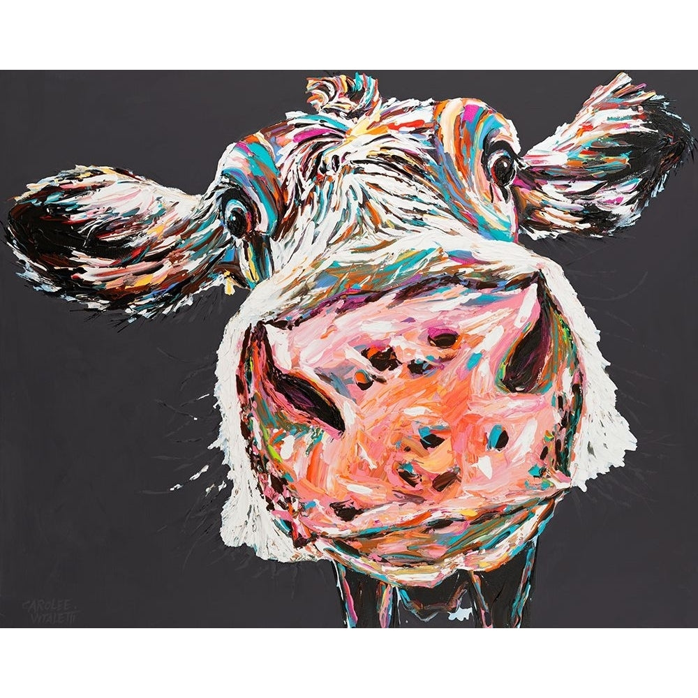 Custom Funny Cow I Poster Print - Carolee Vitaletti-VARPDX199509Z Image 1