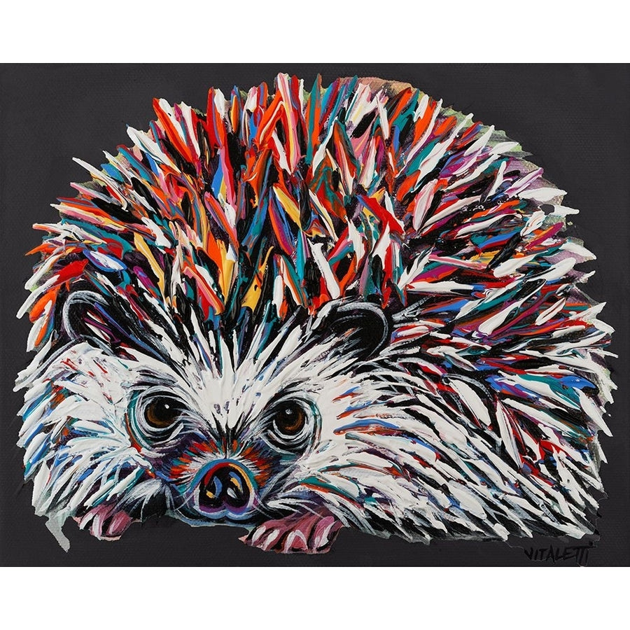 Custom Colorful Hedgehog I Poster Print - Carolee Vitaletti-VARPDX199513Z Image 1