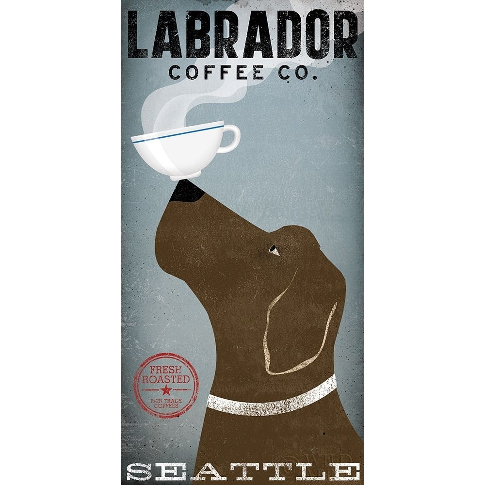 Labrador Coffee Co Seattle Poster Print by Ryan Fowler-VARPDX19961 Image 1