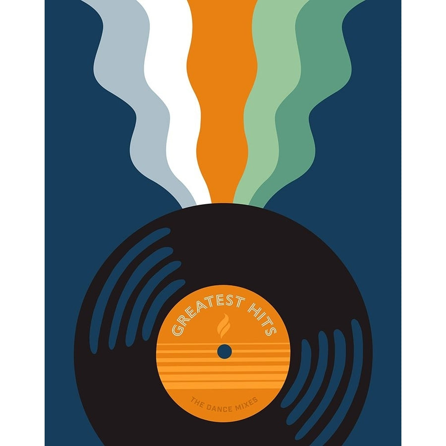 Retro Mixtape And Vinyl III Poster Print - Laura Marr-VARPDX199958Z Image 1