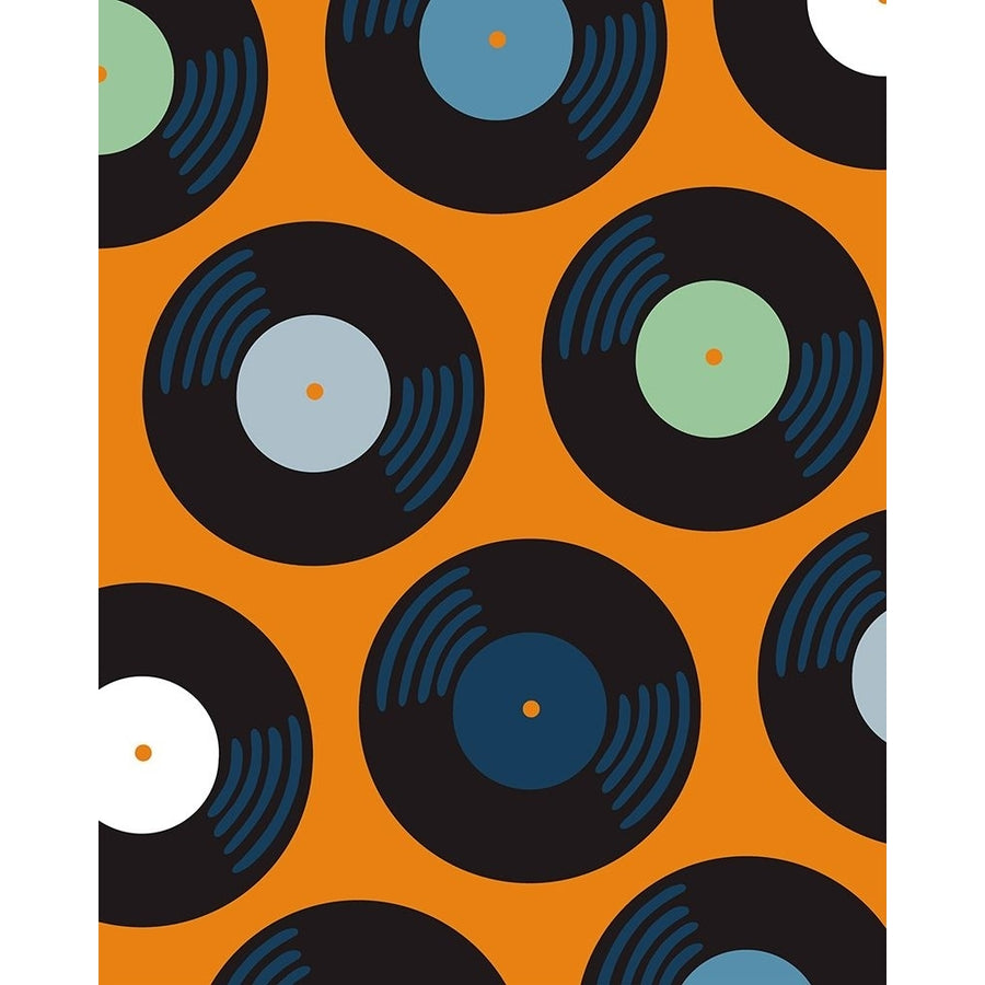 Retro Mixtape And Vinyl IV Poster Print - Laura Marr-VARPDX199959Z Image 1