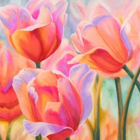 Tulips in Wonderland II Poster Print by Cynthia Ann-VARPDX1AN3725 Image 1