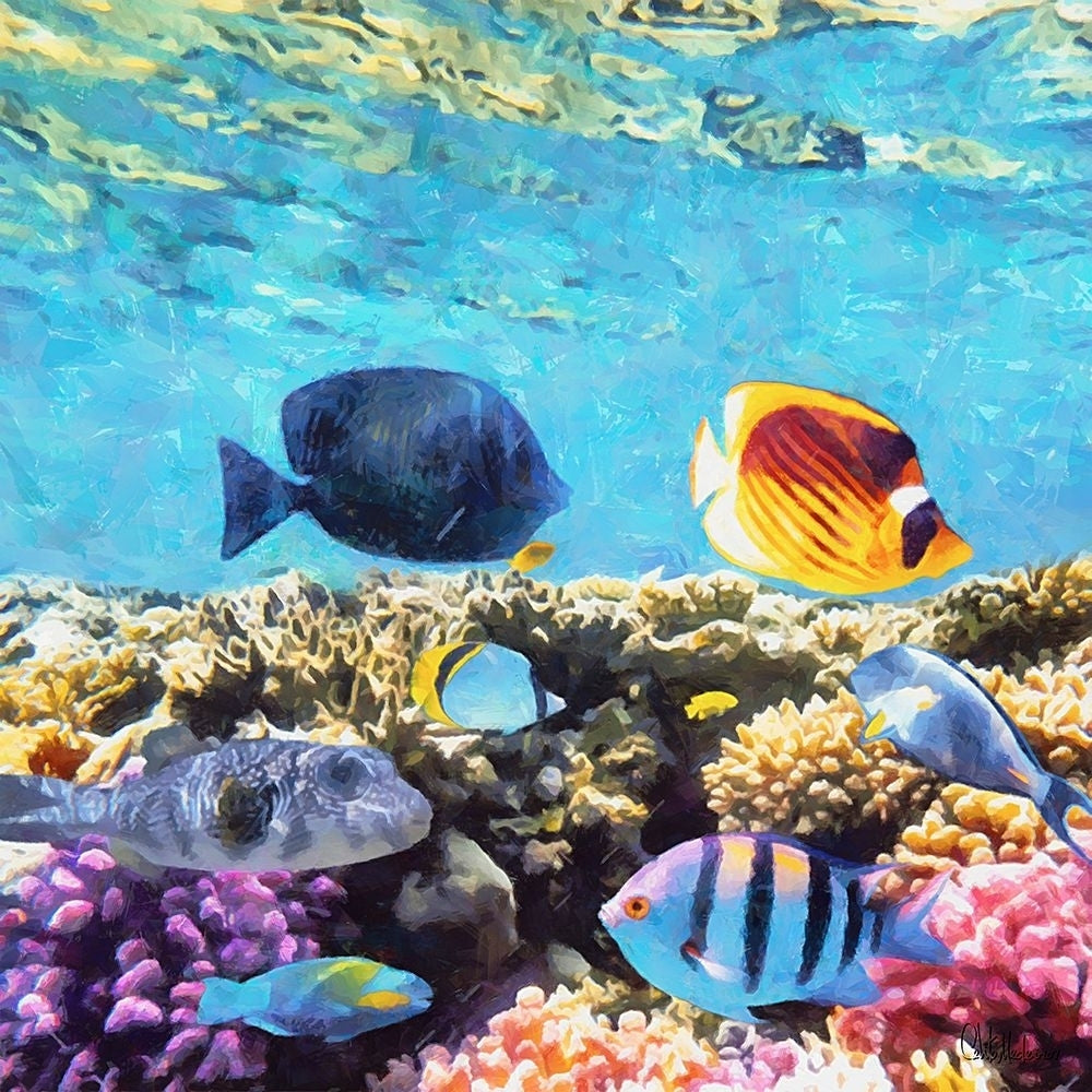 Fishes in Tropical Sea I Poster Print - Celito Medeiros-VARPDX1CFM11629 Image 1