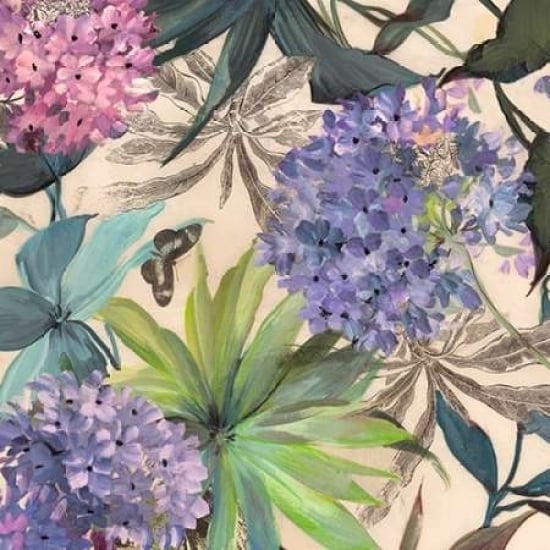 Lilac Hydrangeas Poster Print by Eve C. Grant-VARPDX1CG2408 Image 2