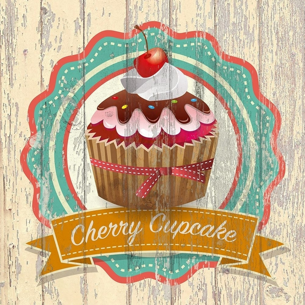 Cherry Cupcake Poster Print by Skip Teller Skip Teller-VARPDX1CU4812 Image 1