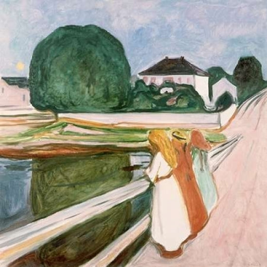 White Night Poster Print by Edvard Munch-VARPDX1EU1956 Image 2