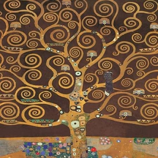 Tree of Life-Brown II Poster Print by Gustav Klimt-VARPDX1GK1836 Image 1