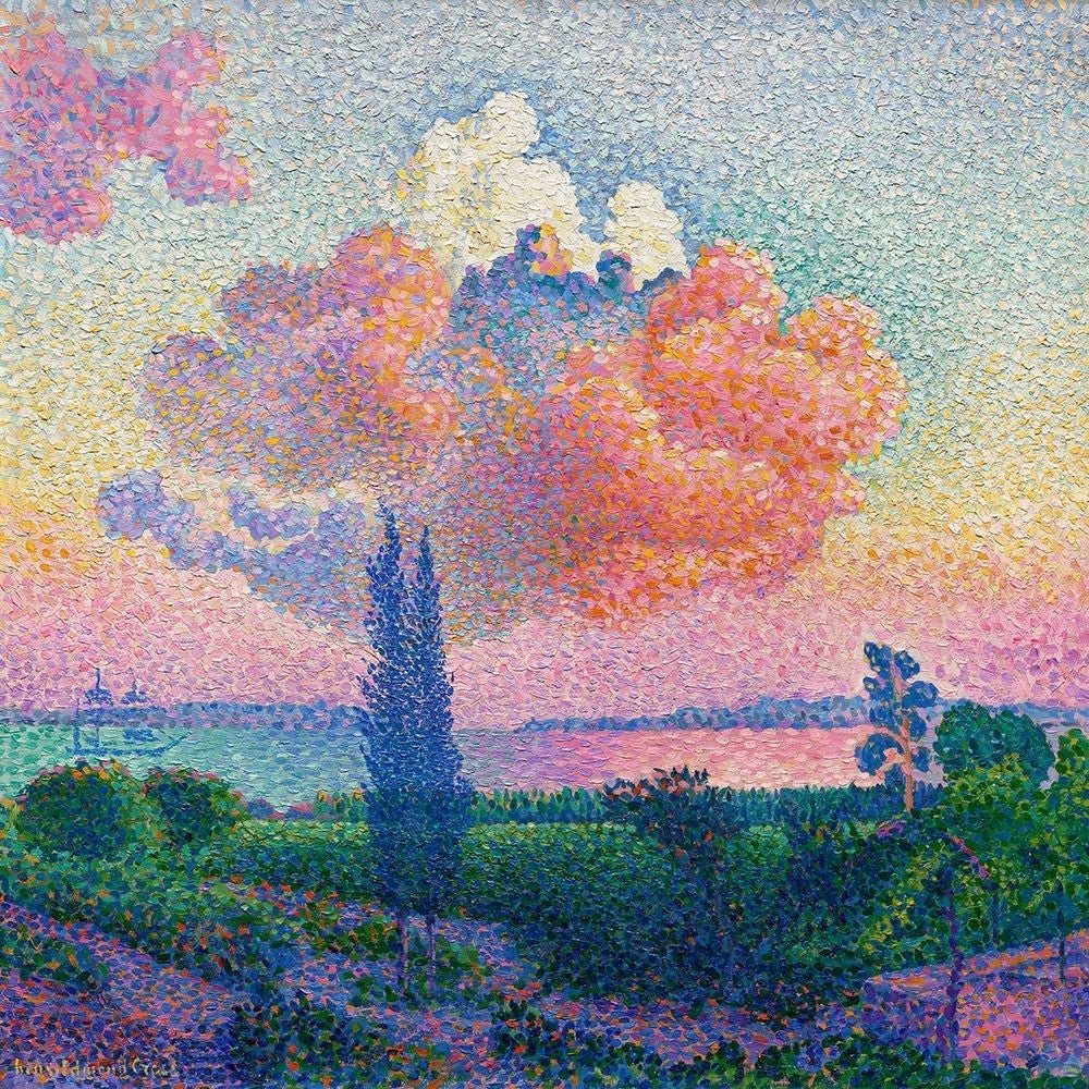 The Pink Cloud Poster Print - Henri Edmond Cross-VARPDX1HE5858 Image 1