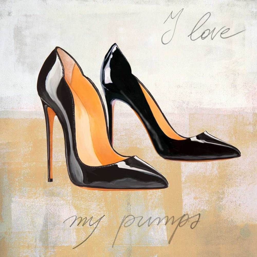 I Love my Pumps Poster Print by Michelle Clair-VARPDX1MC4073 Image 1