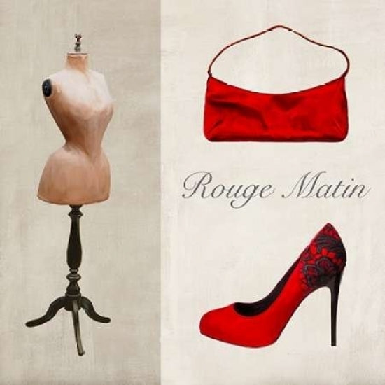 Rouge Matin Poster Print by Michelle Clair-VARPDX1MC2903 Image 2