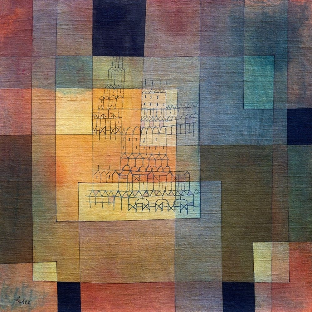 Polyphonic Architecture Poster Print - Paul Klee-VARPDX1PK5854 Image 1