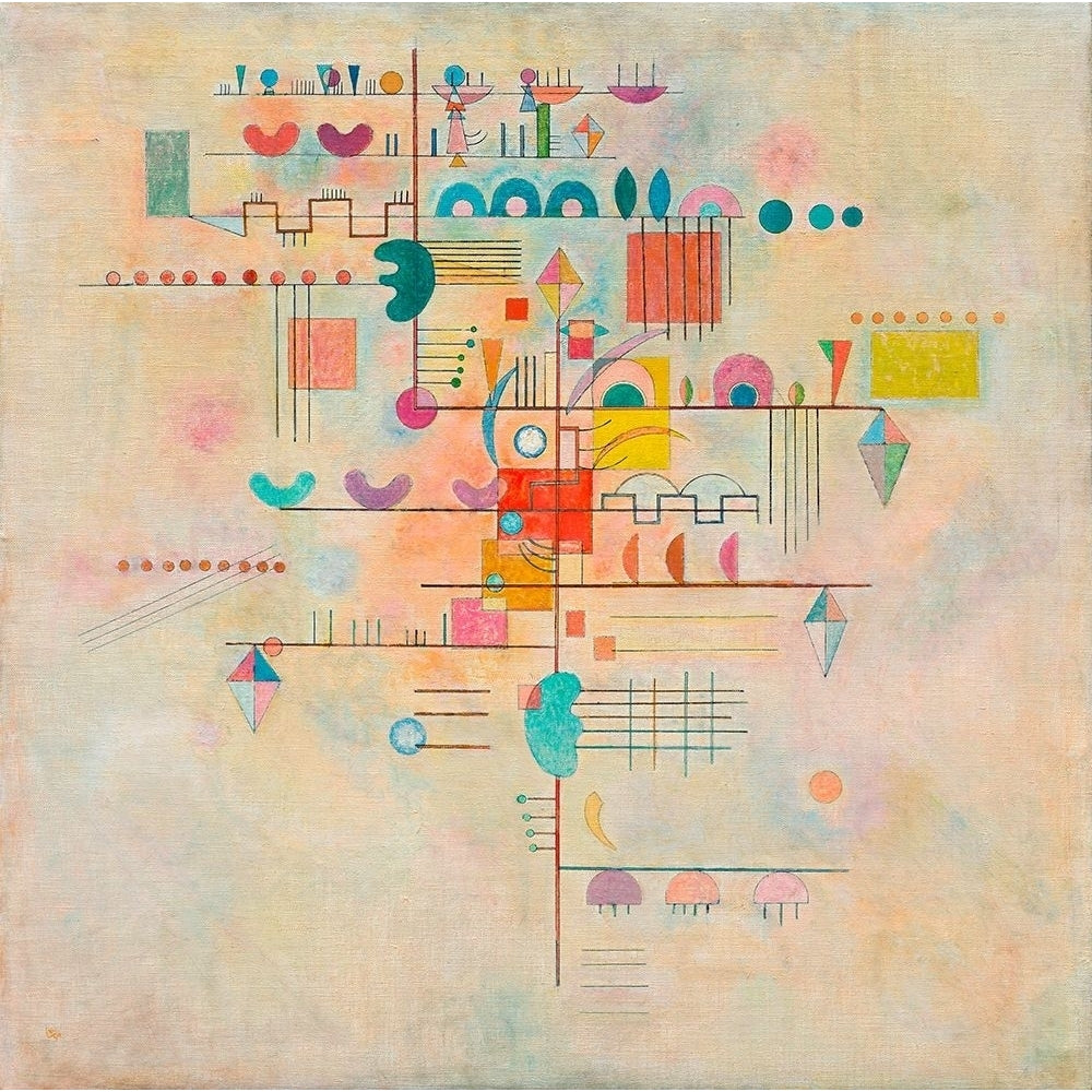 Graceful Ascent Poster Print by Wassily Kandinsky-VARPDX1WK5203 Image 1