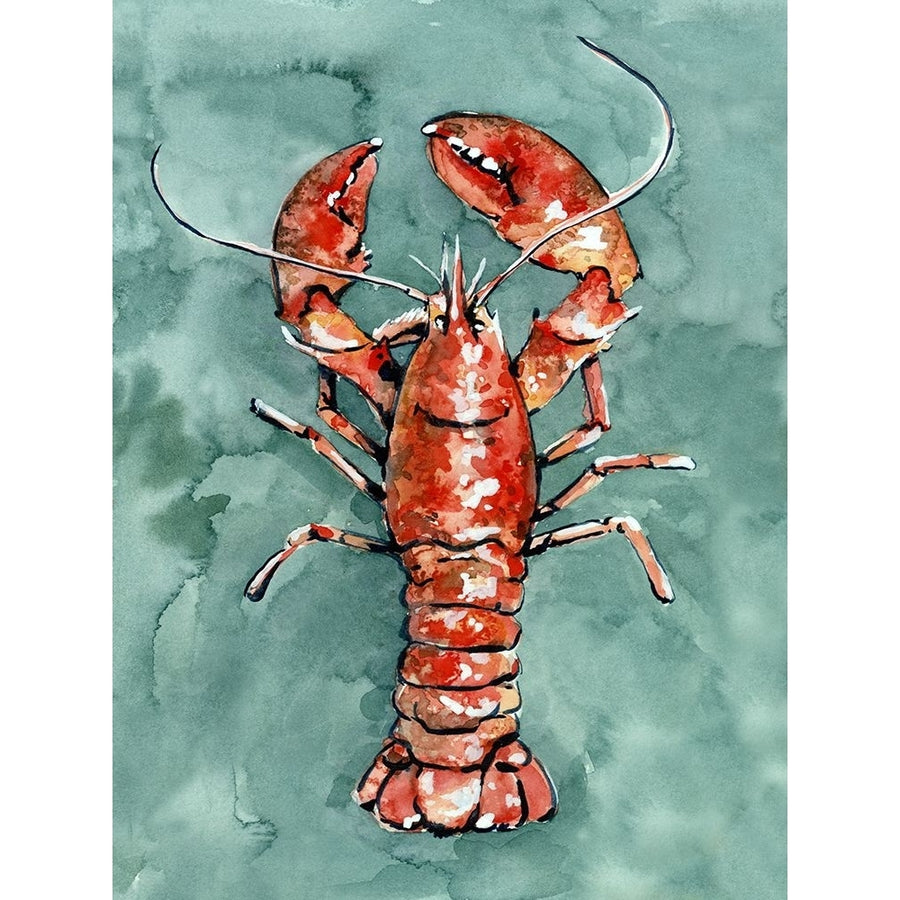 Aquatic Lobster I Poster Print - Emma Caroline-VARPDX200848Z Image 1